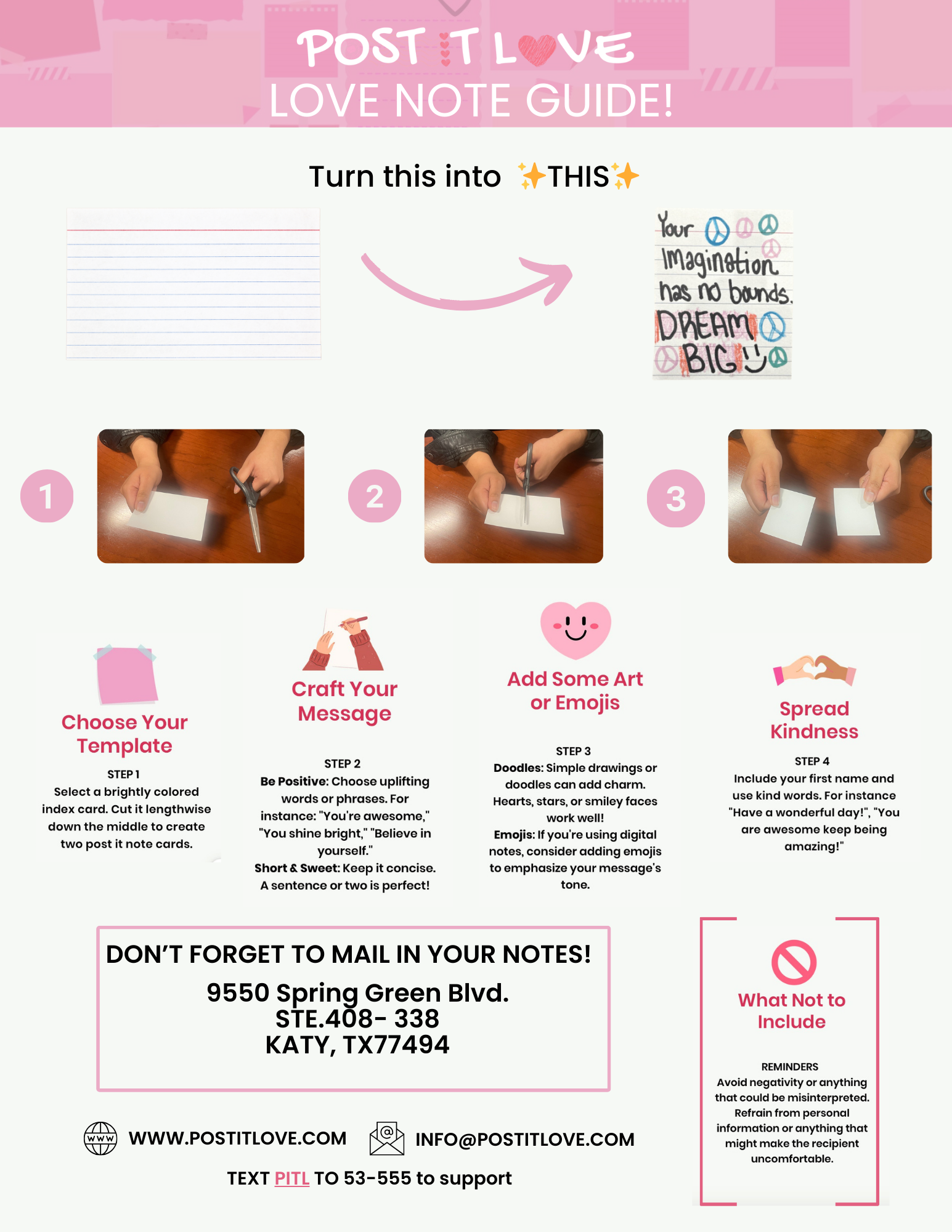 Write Post It Love Notes